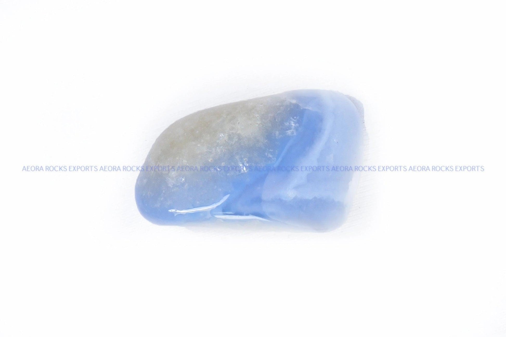 Blue Lace Agate Tumbled Stone in India - Aeora Rocks - AEORA ROCKS INDIA - Healing Crystals superstore