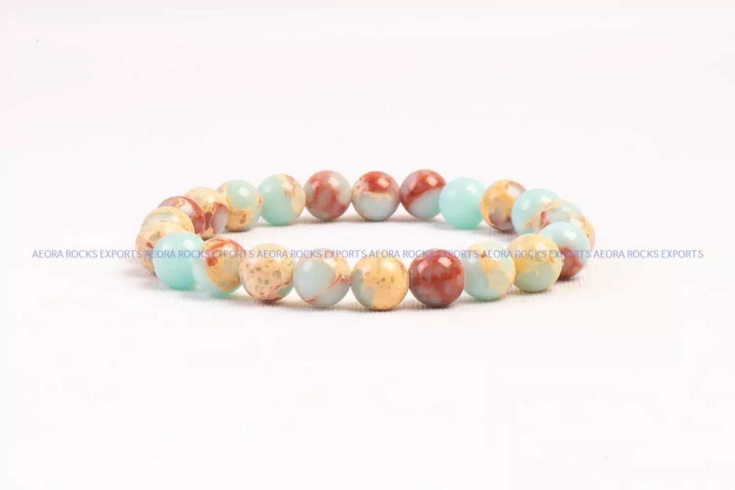Blue Magnesite Bead Bracelet in India - Aeora Rocks - AEORA ROCKS INDIA - Healing Crystals superstore