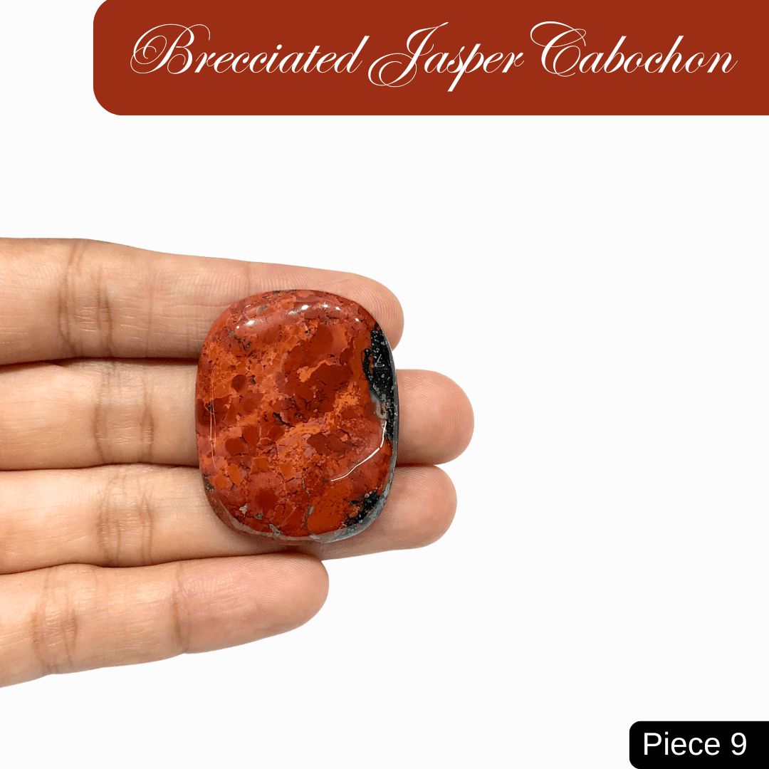 Brecciated Jasper Cabochons - AEORA ROCKS INDIA - Healing Crystals superstore