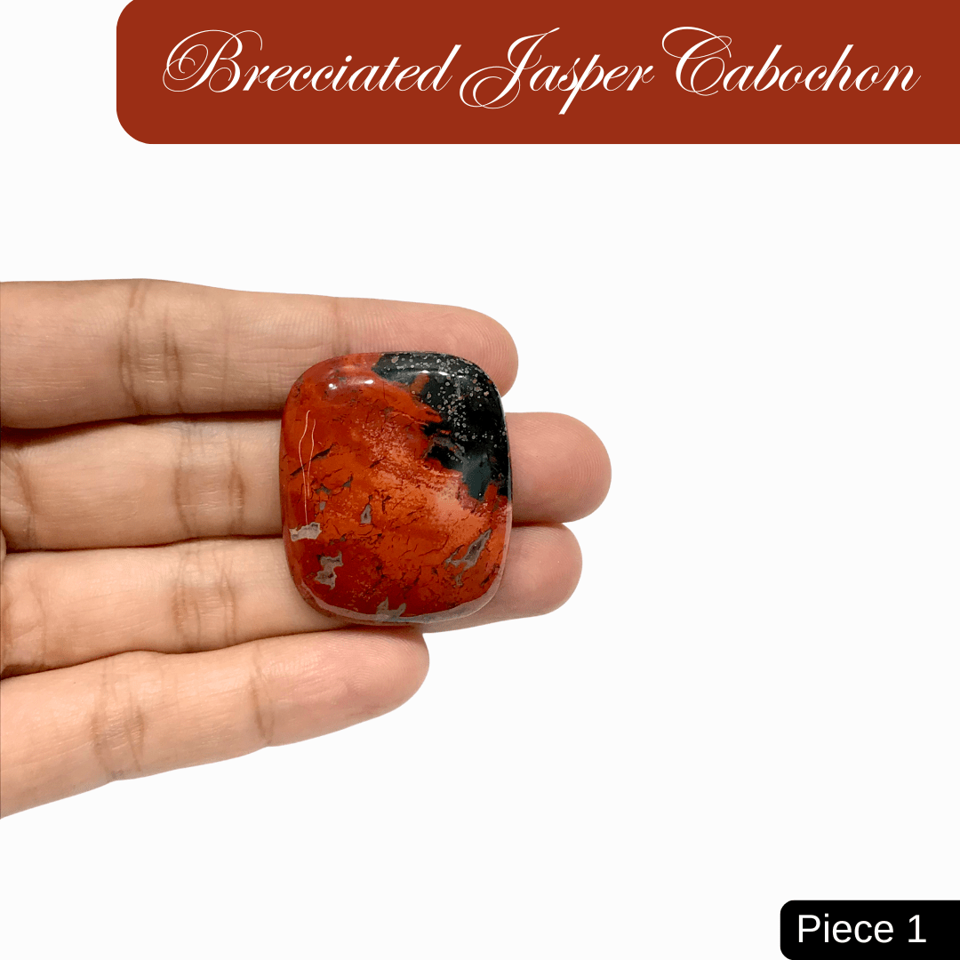 Brecciated Jasper Cabochons - AEORA ROCKS INDIA - Healing Crystals superstore