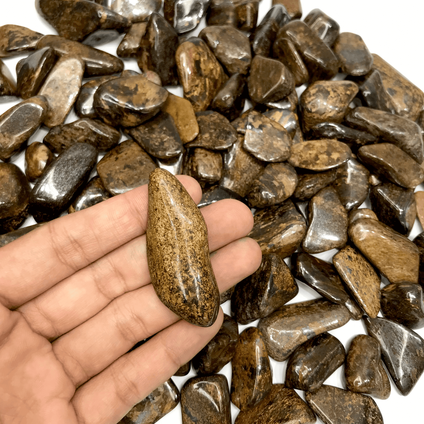 Bronzite Tumbled Stone - AEORA ROCKS INDIA - Healing Crystals superstore