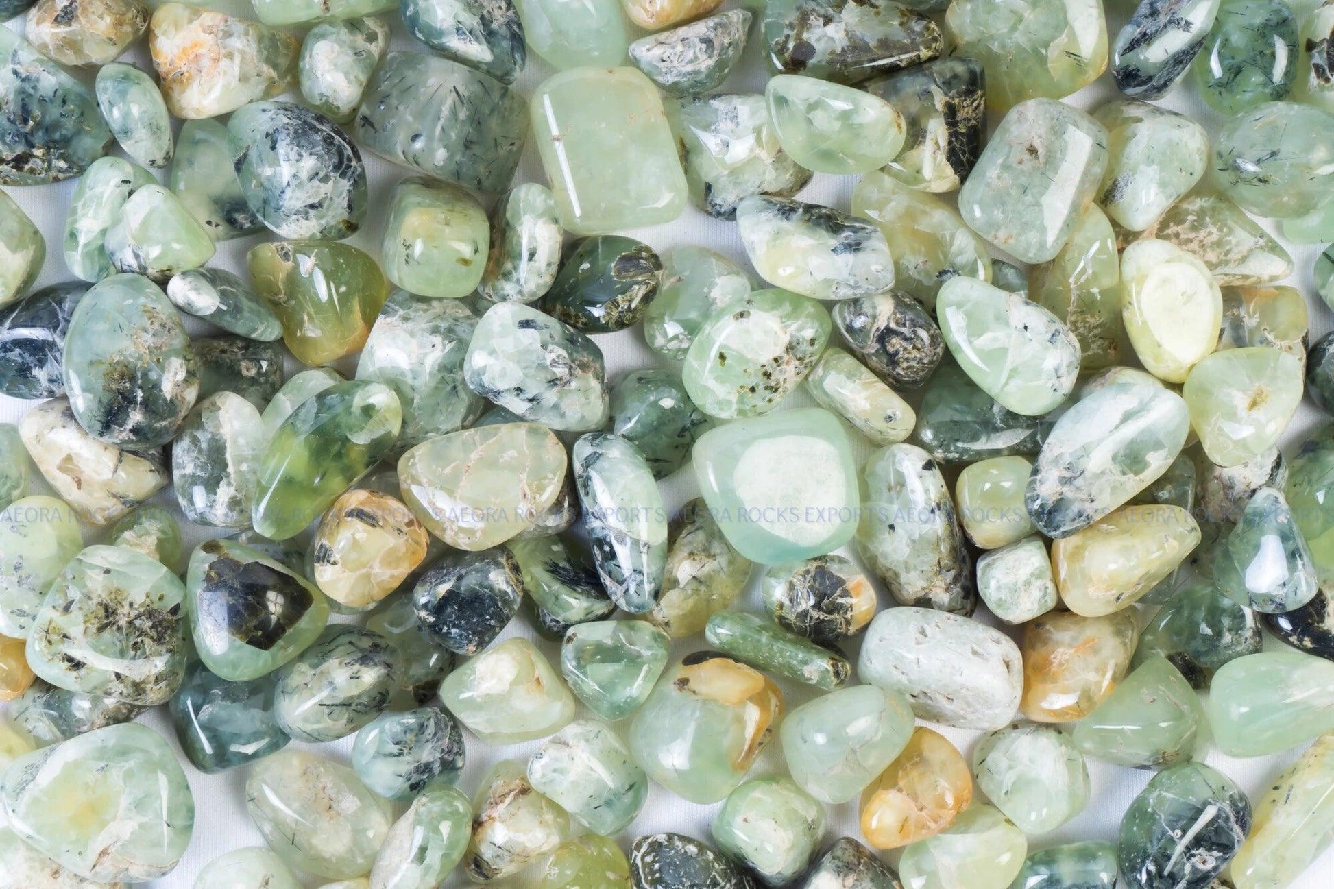 Buy Online Prehnite Tumbled Stone in India - Aeora Rocks - AEORA ROCKS INDIA - Healing Crystals superstore