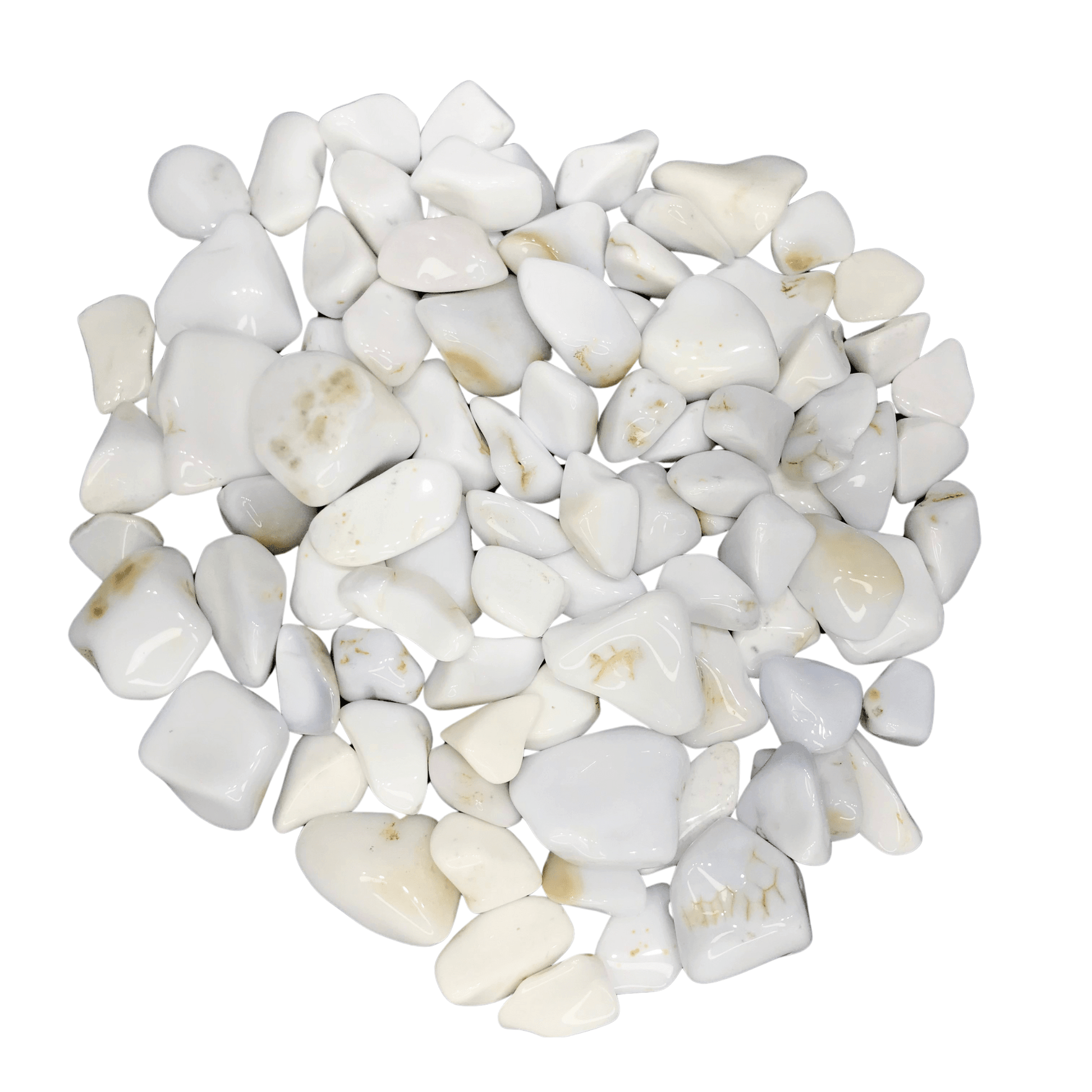 Cacholong Opal Tumbled Stone - AEORA ROCKS INDIA - Healing Crystals superstore