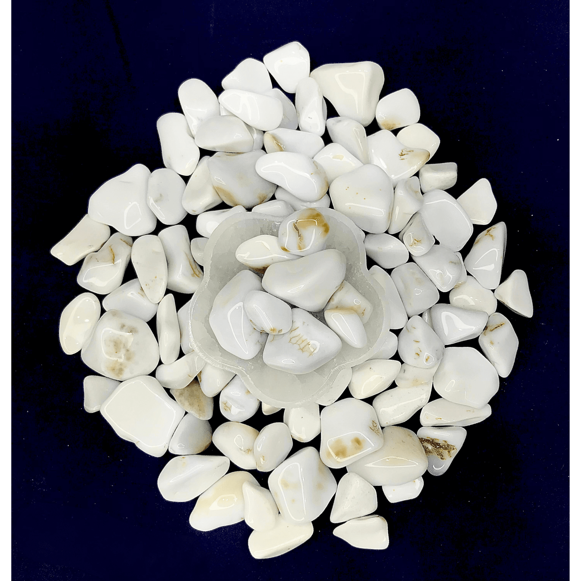 Cacholong Opal Tumbled Stone - AEORA ROCKS INDIA - Healing Crystals superstore