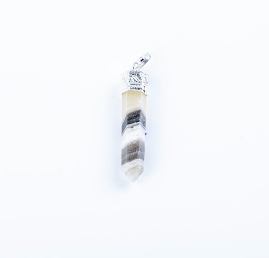 Calcite Single Point Pendant - AEORA ROCKS INDIA - Healing Crystals superstore
