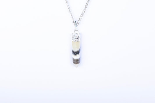 Calcite Single Point Pendant - AEORA ROCKS INDIA - Healing Crystals superstore