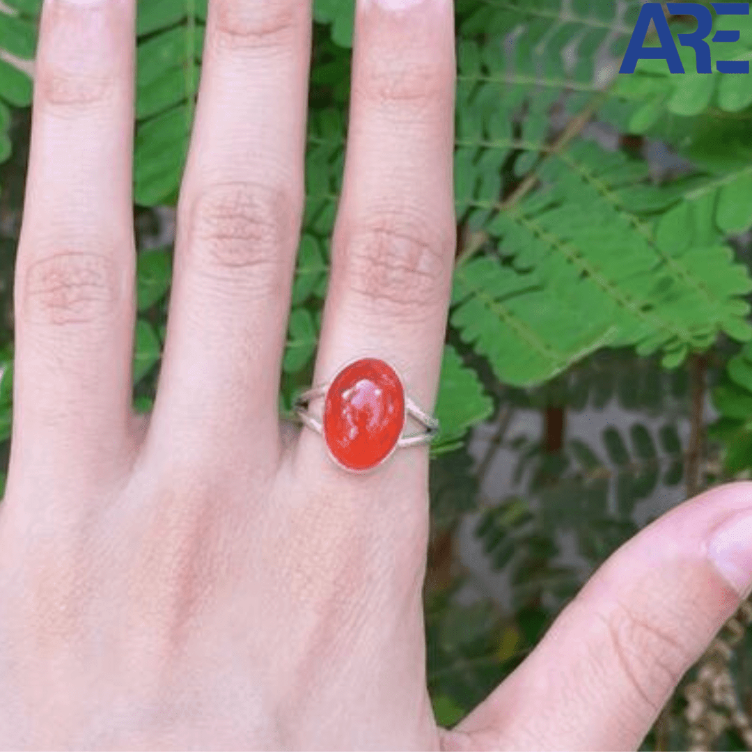 Carnelian Ring - AEORA ROCKS INDIA - Healing Crystals superstore