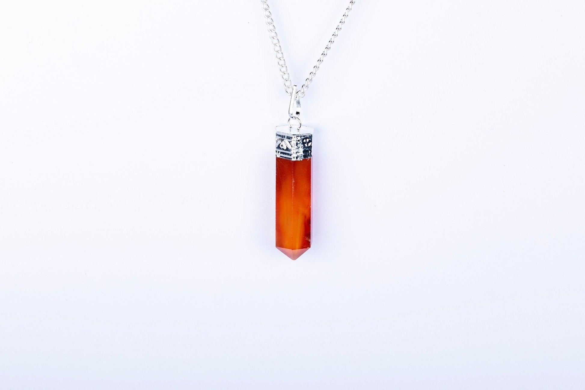 Carnelian Single Point Pendant - AEORA ROCKS INDIA - Healing Crystals superstore
