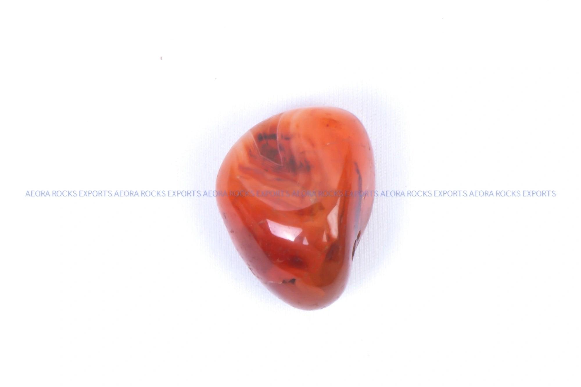 Carnelian Tumbled Stone in India Aeora Rocks – AEORA ROCKS INDIA