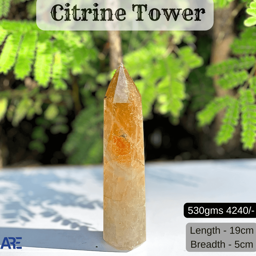 Citrine Tower 530gms