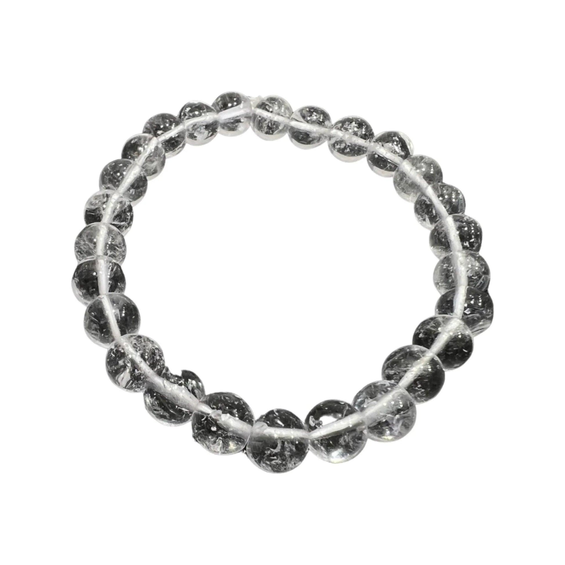 Clear Quartz Bead Bracelet - AEORA ROCKS INDIA - Healing Crystals superstore