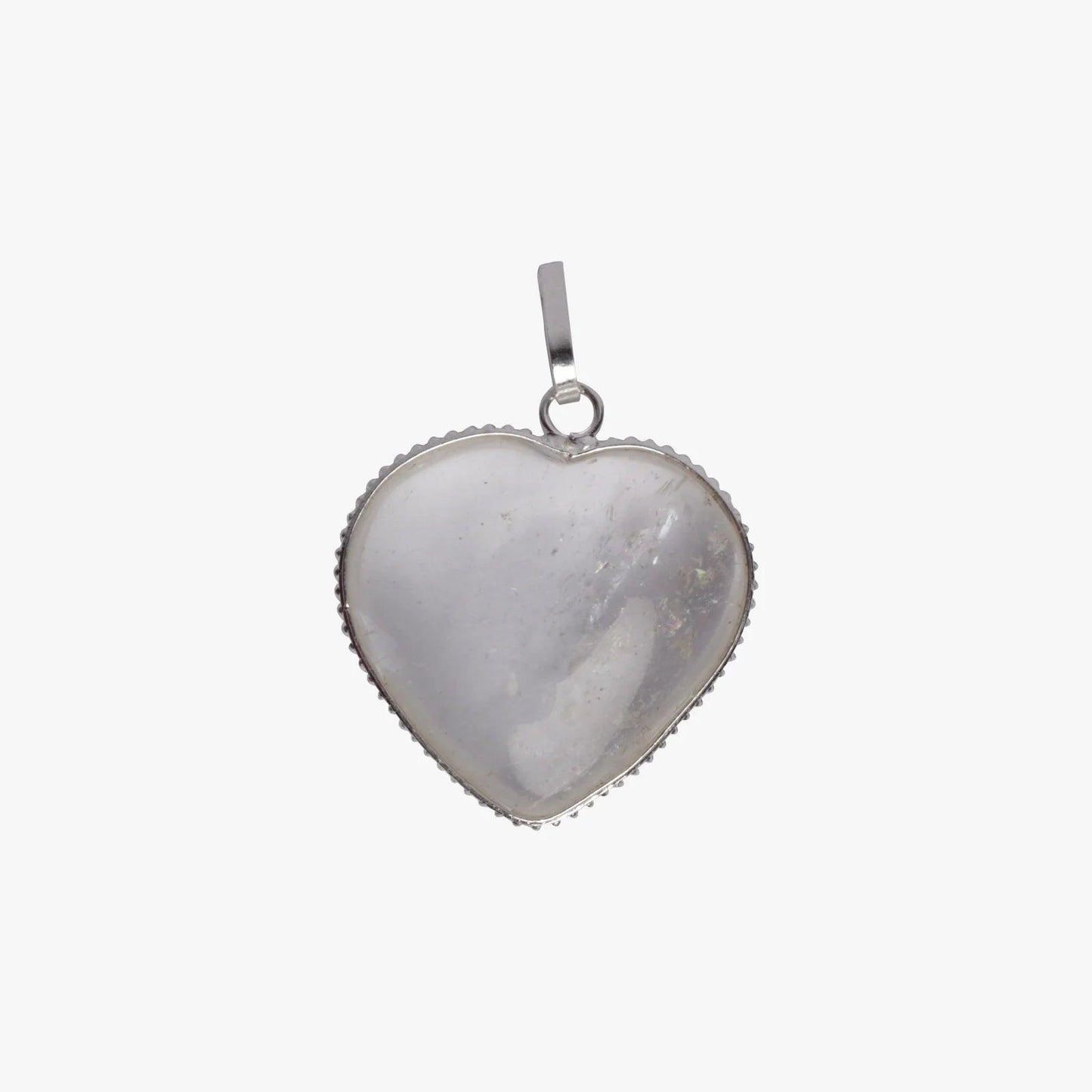 Clear Quartz Heart Pendant in India - Aeora Rocks - AEORA ROCKS INDIA - Healing Crystals superstore