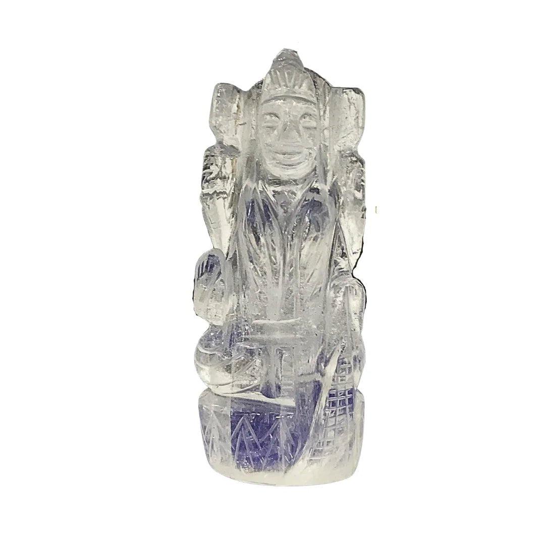 Clear Quartz Laxmi Mata Murti in India - Aeora Rocks - AEORA ROCKS INDIA - Healing Crystals superstore