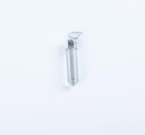 Clear Quartz Single Point Pendant - AEORA ROCKS INDIA - Healing Crystals superstore