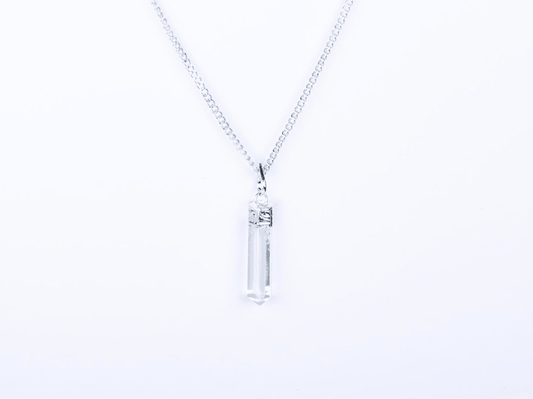 Clear Quartz Single Point Pendant - AEORA ROCKS INDIA - Healing Crystals superstore