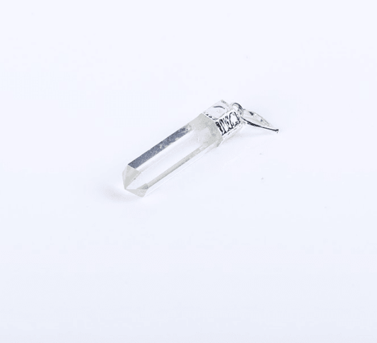 Clear Quartz Single Point Pendant - AEORA ROCKS INDIA - Healing Crystals superstore
