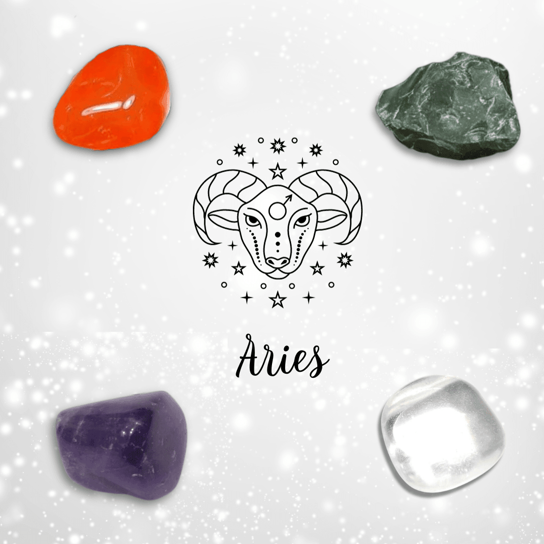 CRYSTALS AS PER ZODIAC - ARIES - AEORA ROCKS INDIA - Healing Crystals superstore
