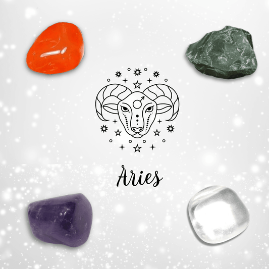 CRYSTALS AS PER ZODIAC - ARIES - AEORA ROCKS INDIA - Healing Crystals superstore