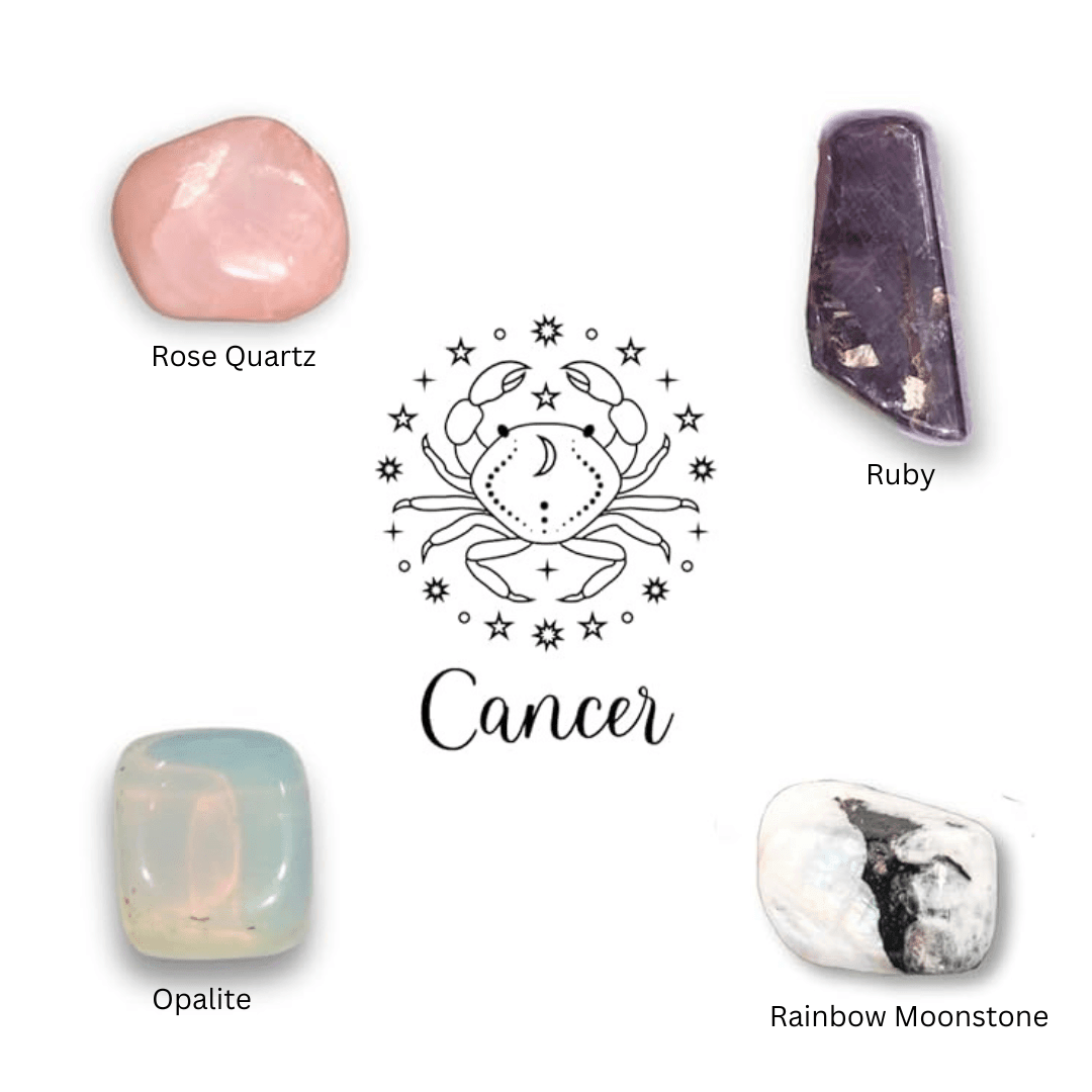 CRYSTALS AS PER ZODIAC - CANCER - AEORA ROCKS INDIA - Healing Crystals superstore