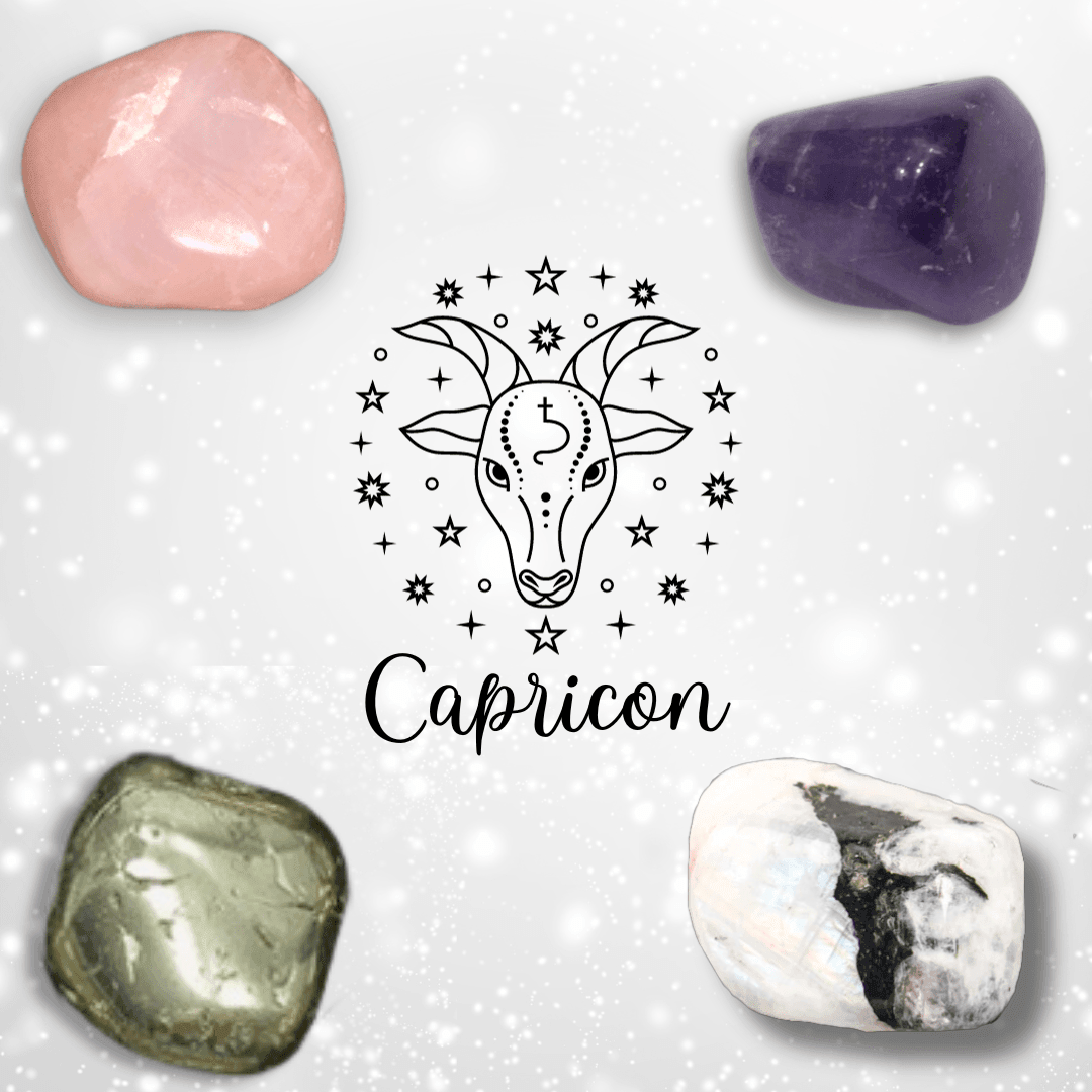 CRYSTALS AS PER ZODIAC - CAPRICON - AEORA ROCKS INDIA - Healing Crystals superstore