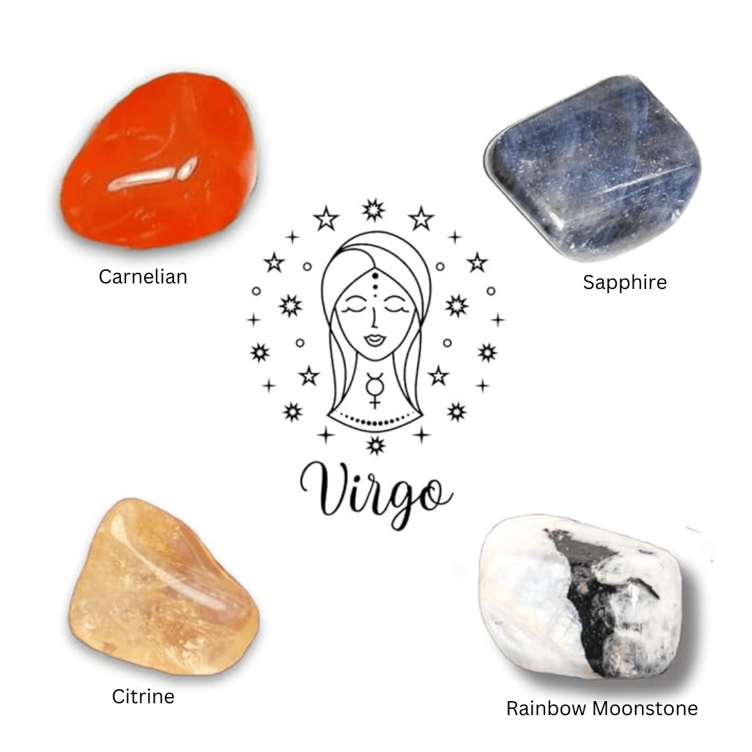CRYSTALS AS PER ZODIAC - VIRGO - AEORA ROCKS INDIA - Healing Crystals superstore