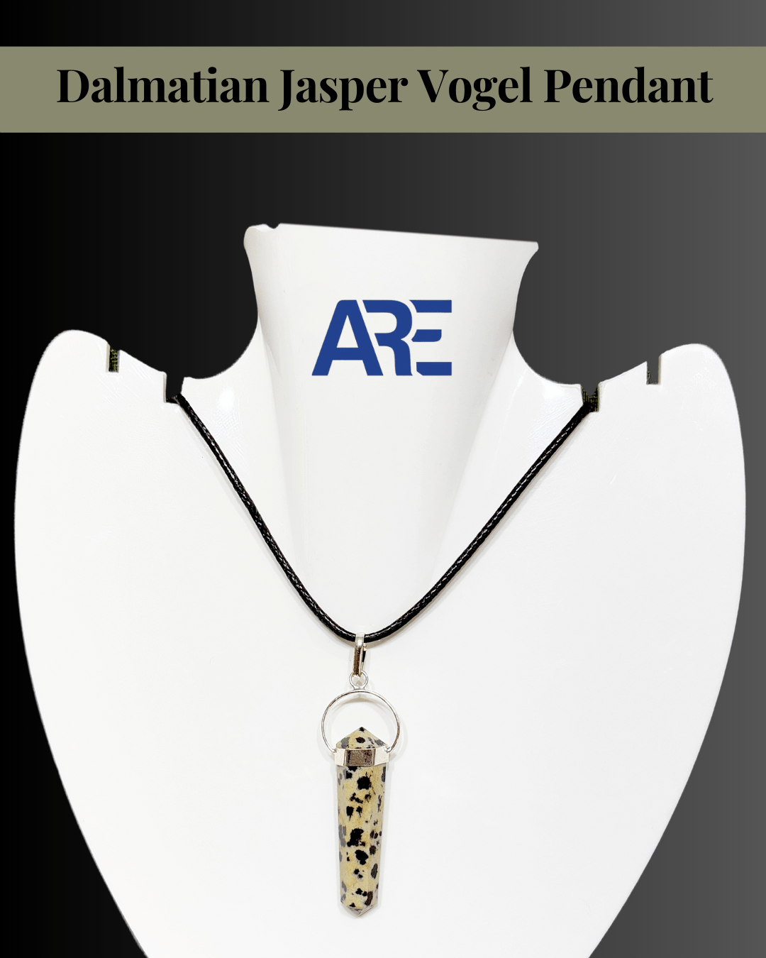 Dalmatian Jasper Vogel Pendant - AEORA ROCKS INDIA - Healing Crystals superstore