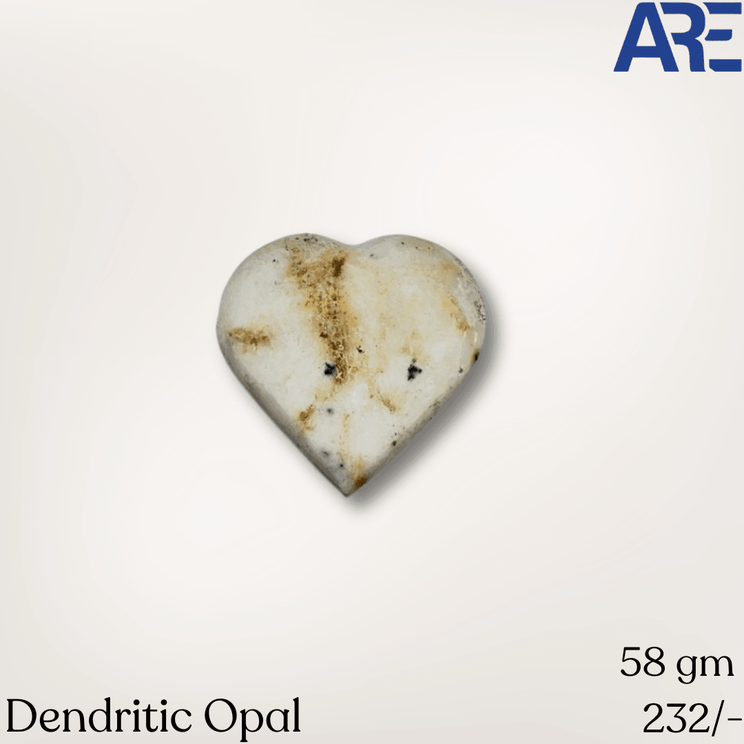 Dendritic Opal Heart - AEORA ROCKS INDIA - Healing Crystals superstore
