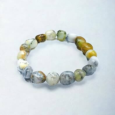 Dendritic Opal Tumbled Bracelet - AEORA ROCKS INDIA - Healing Crystals superstore