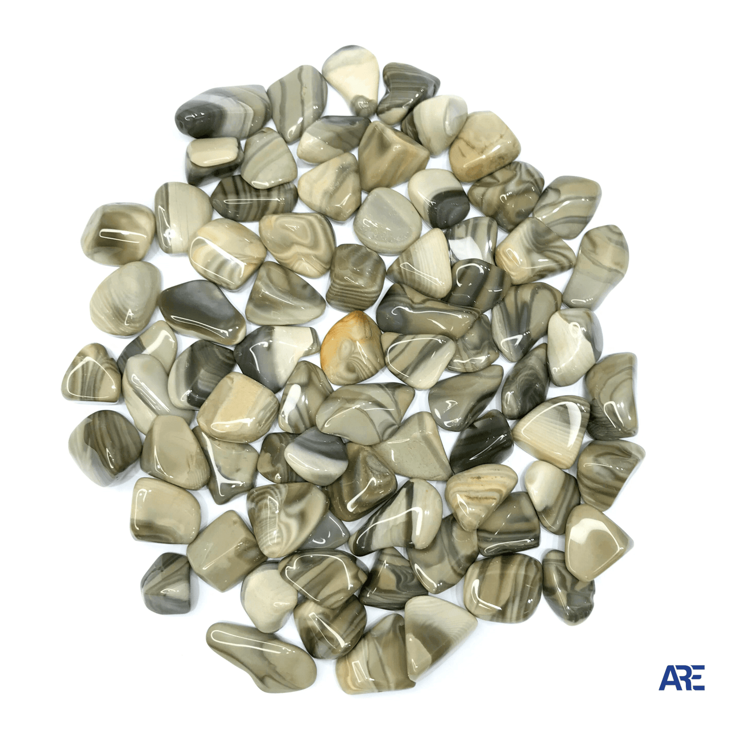 Flint Stone Poland Tumbled Stone - AEORA ROCKS INDIA - Healing Crystals superstore