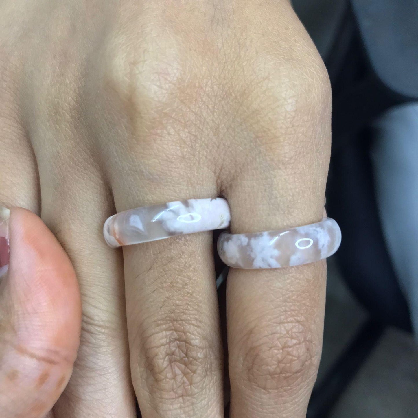 Flower Agate Ring - AEORA ROCKS INDIA - Healing Crystals superstore