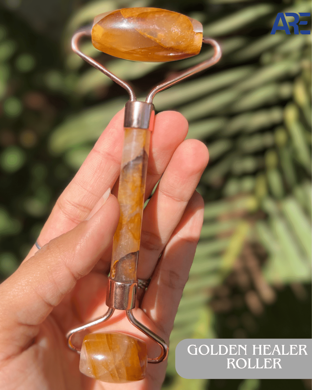 Golden Healer Roller - AEORA ROCKS INDIA - Healing Crystals superstore