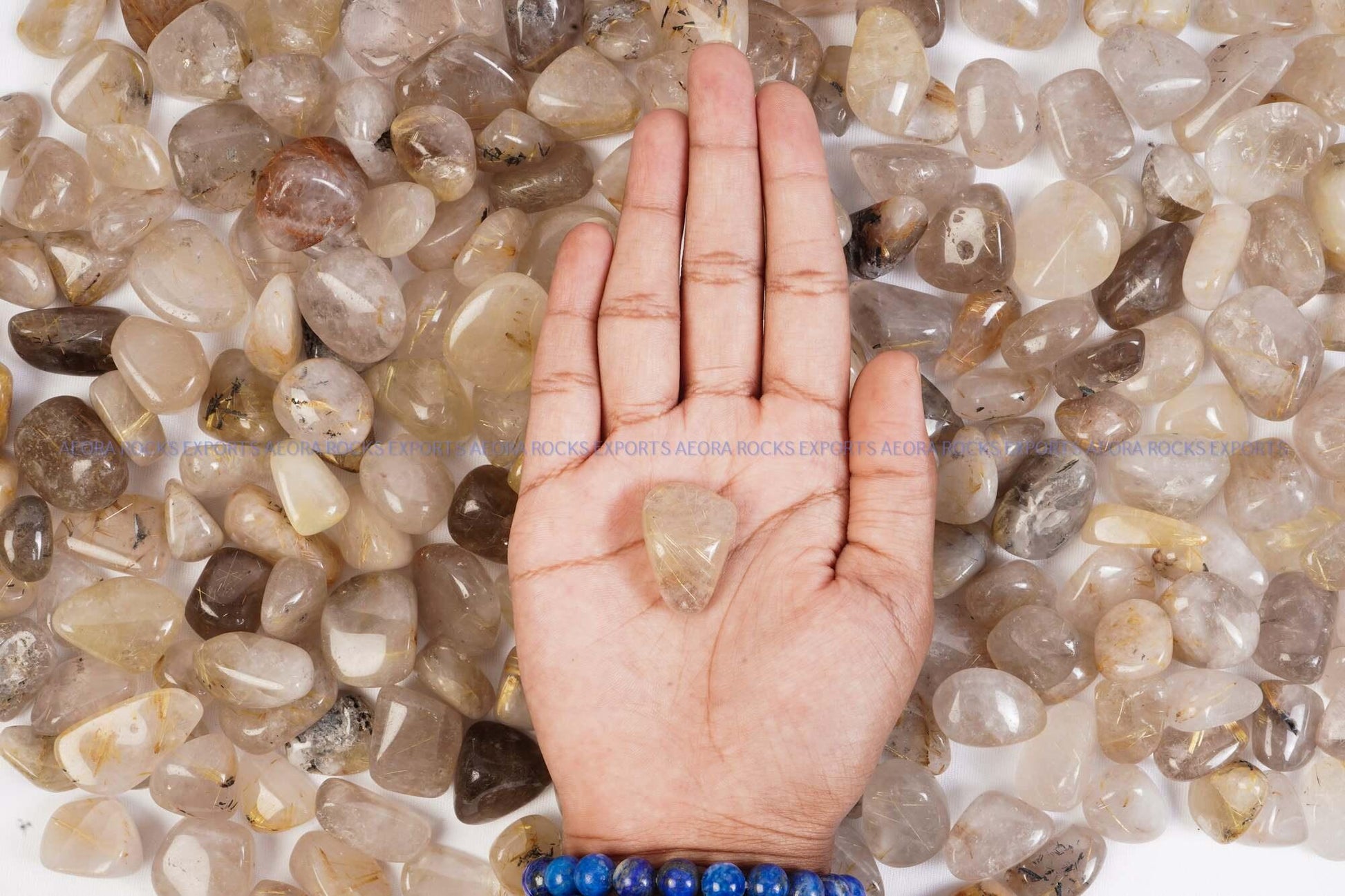 Golden Rutile Tumbled Stone in India - Aeora Rocks - AEORA ROCKS INDIA - Healing Crystals superstore