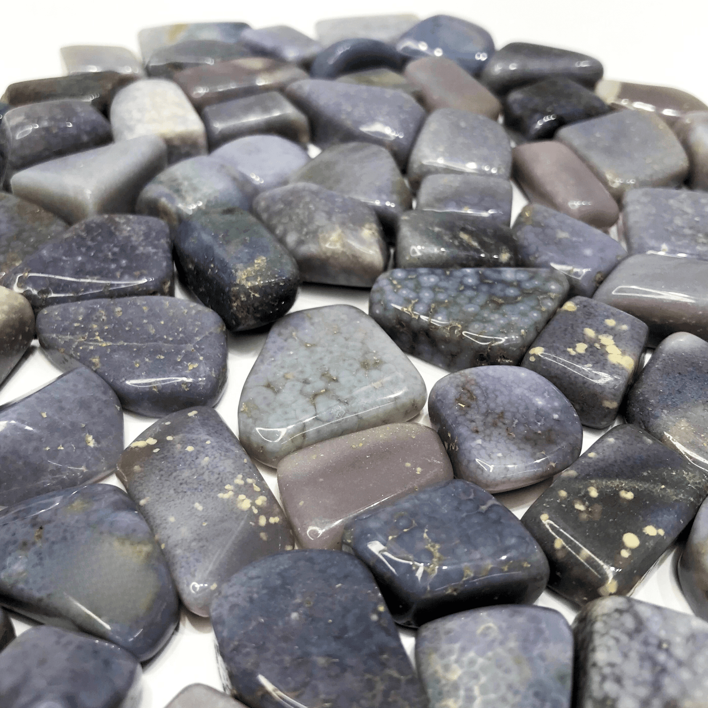 Grape Agate Tumbled Stone - AEORA ROCKS INDIA - Healing Crystals superstore
