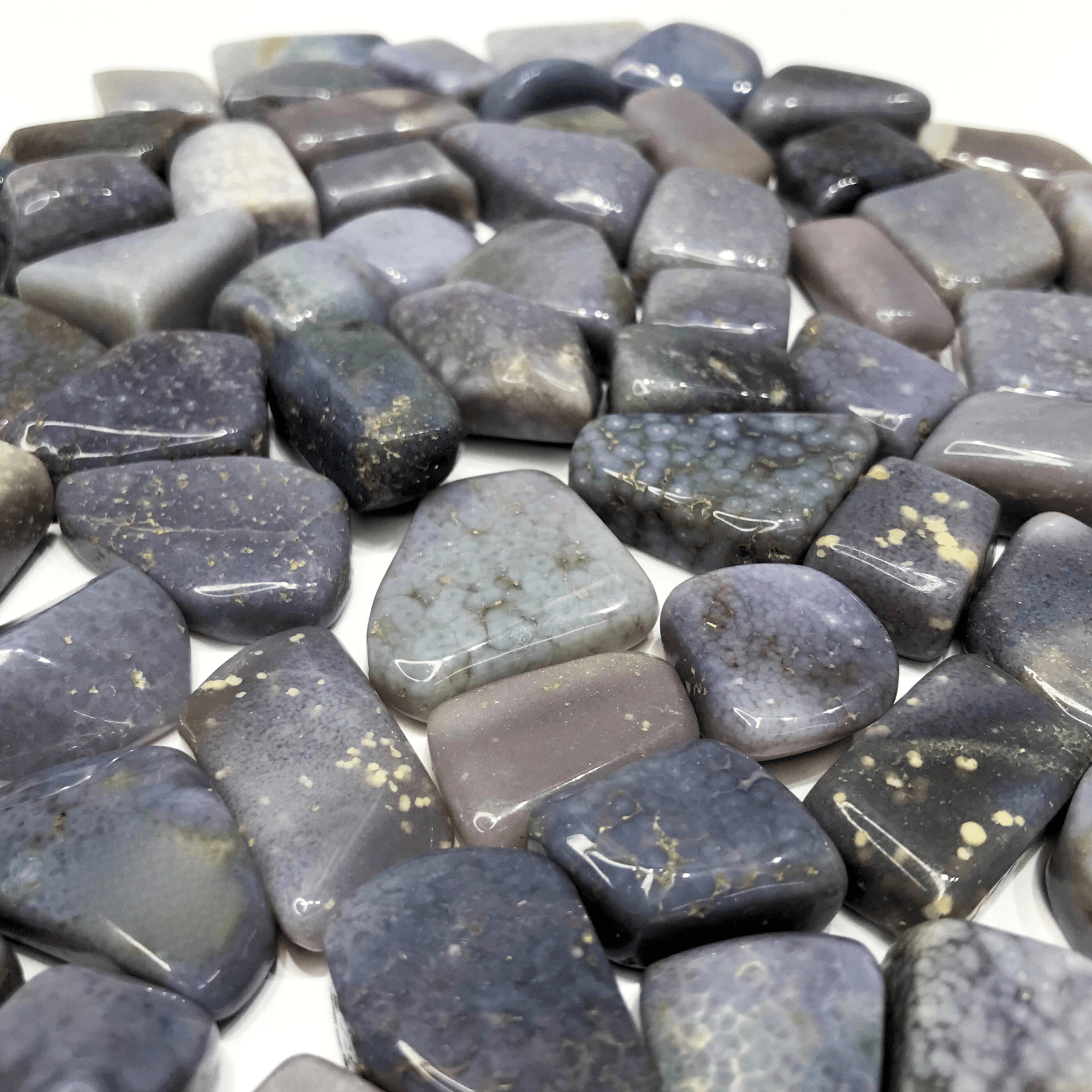 Grape Agate Tumbled Stone - AEORA ROCKS INDIA - Healing Crystals superstore