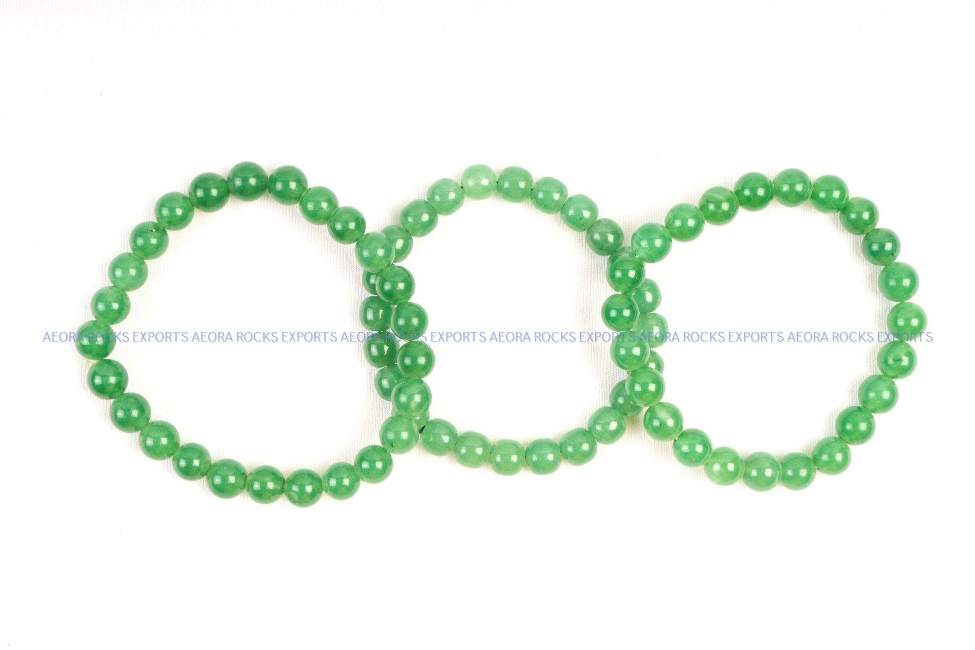 Green Aventurine Bead Bracelet in India - Aeora Rocks - AEORA ROCKS INDIA - Healing Crystals superstore