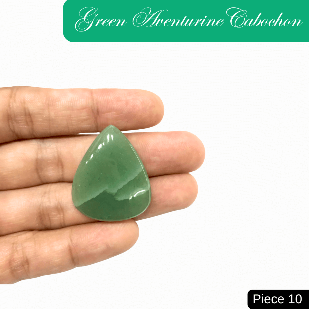 Green Aventurine Cabochons - AEORA ROCKS INDIA - Healing Crystals superstore