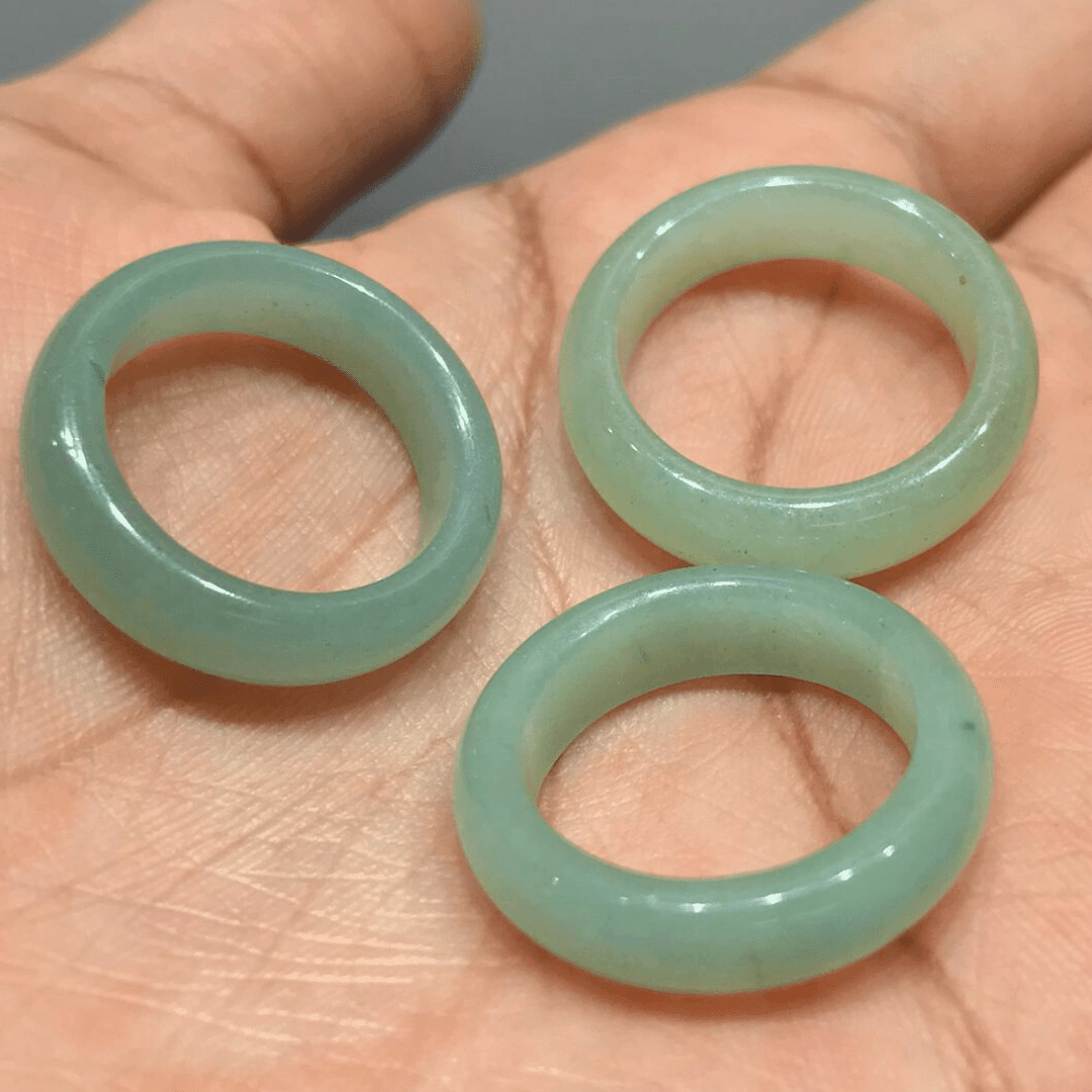Green Aventurine Rings - AEORA ROCKS INDIA - Healing Crystals superstore