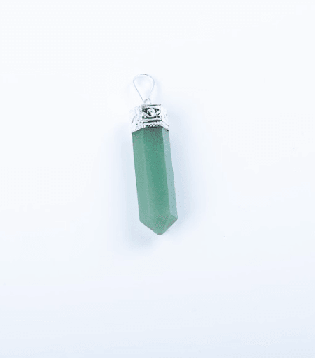 Green Aventurine Single Point Pendant - AEORA ROCKS INDIA - Healing Crystals superstore