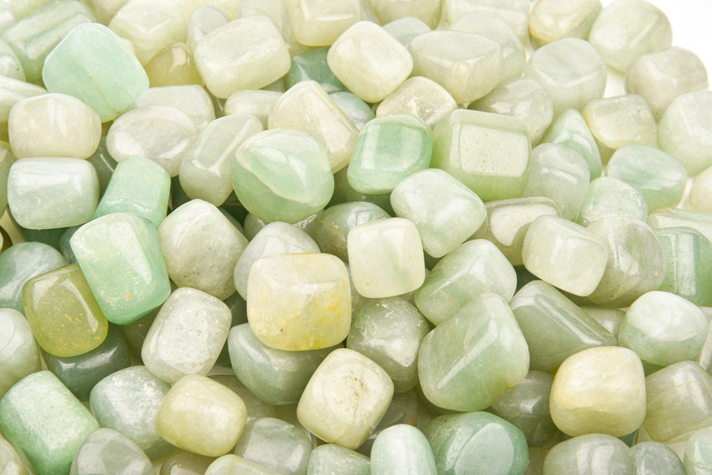 Green Aventurine Tumbled Stone - AEORA ROCKS INDIA - Healing Crystals superstore
