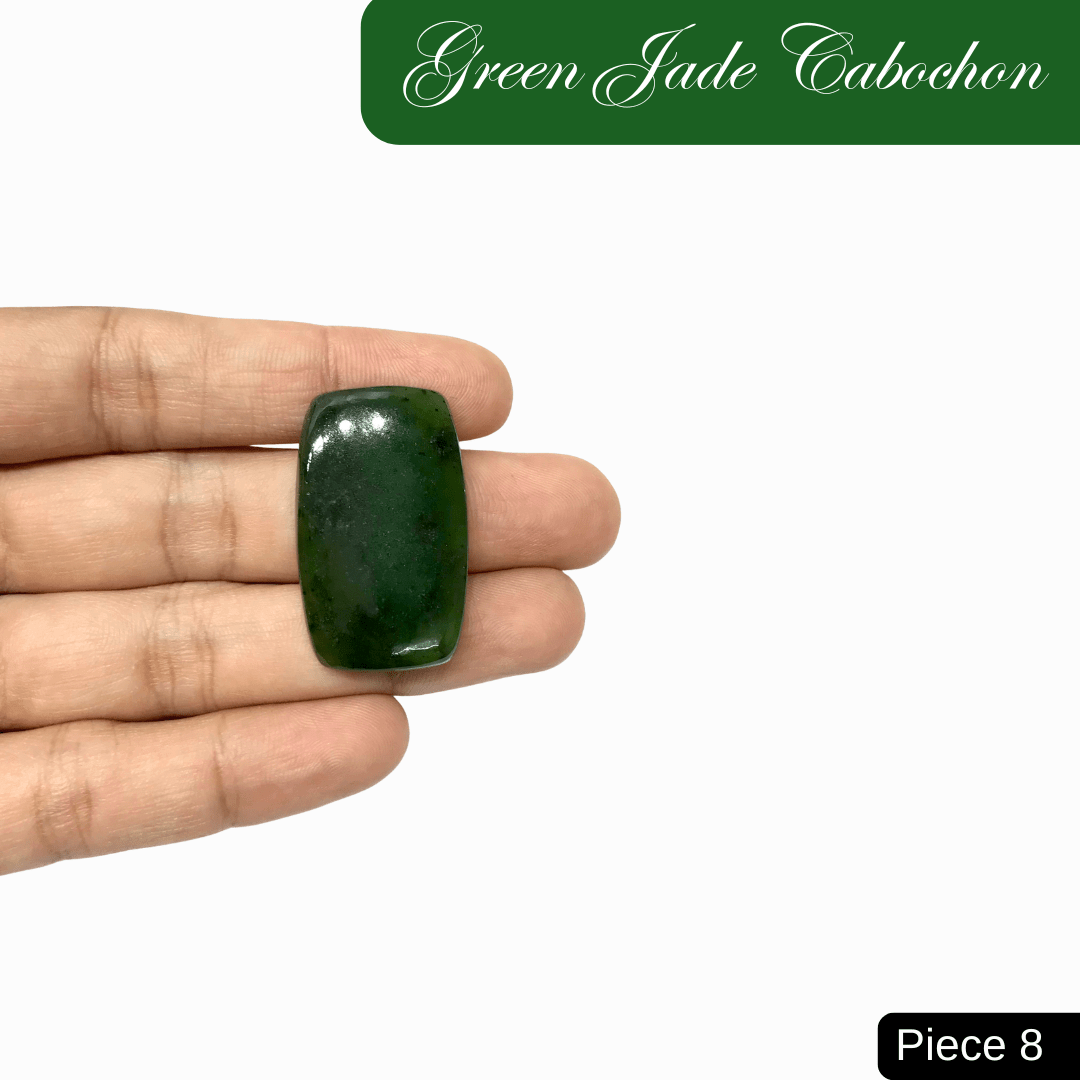 Green Jade Cabochons - AEORA ROCKS INDIA - Healing Crystals superstore
