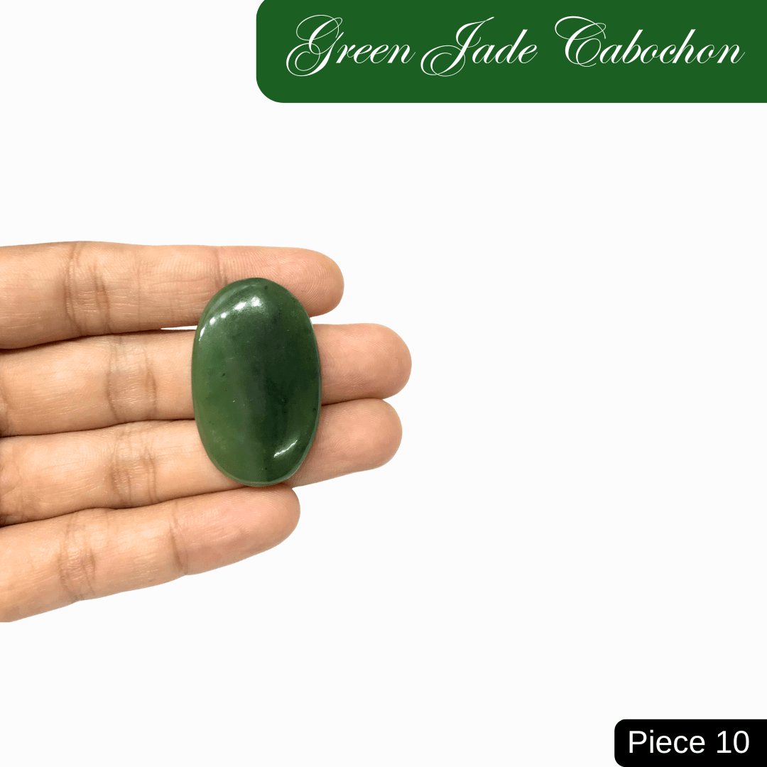 Green Jade Cabochons - AEORA ROCKS INDIA - Healing Crystals superstore
