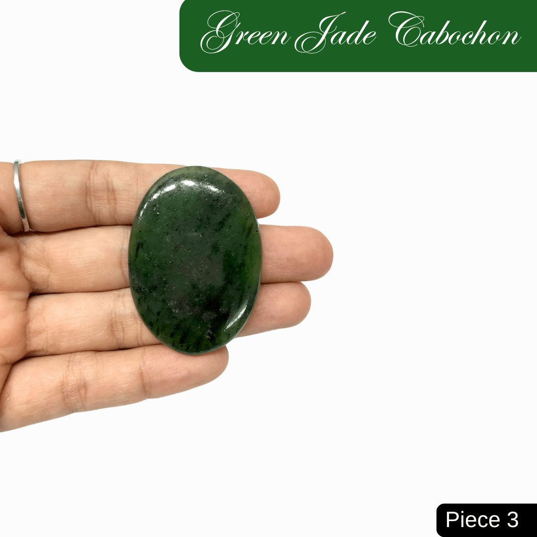 Green Jade Cabochons - AEORA ROCKS INDIA - Healing Crystals superstore
