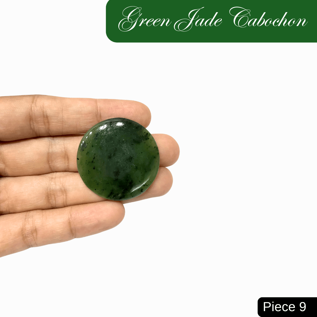 Green Jade Cabochons - AEORA ROCKS INDIA - Healing Crystals superstore