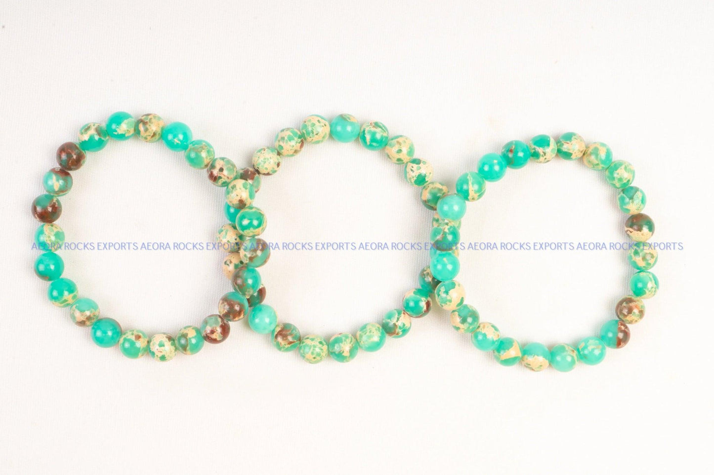 Green Magnesite Bead Bracelet in India - Aeora Rocks - AEORA ROCKS INDIA - Healing Crystals superstore