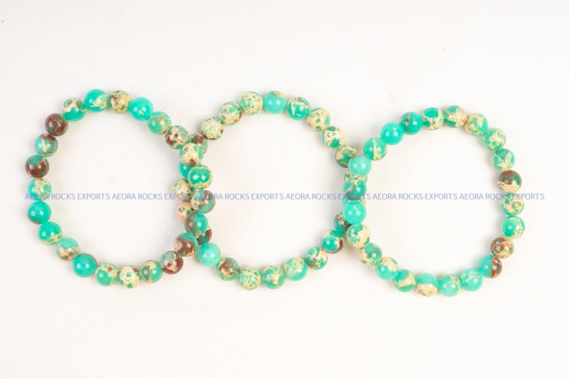 Green Magnesite Bead Bracelet in India - Aeora Rocks - AEORA ROCKS INDIA - Healing Crystals superstore