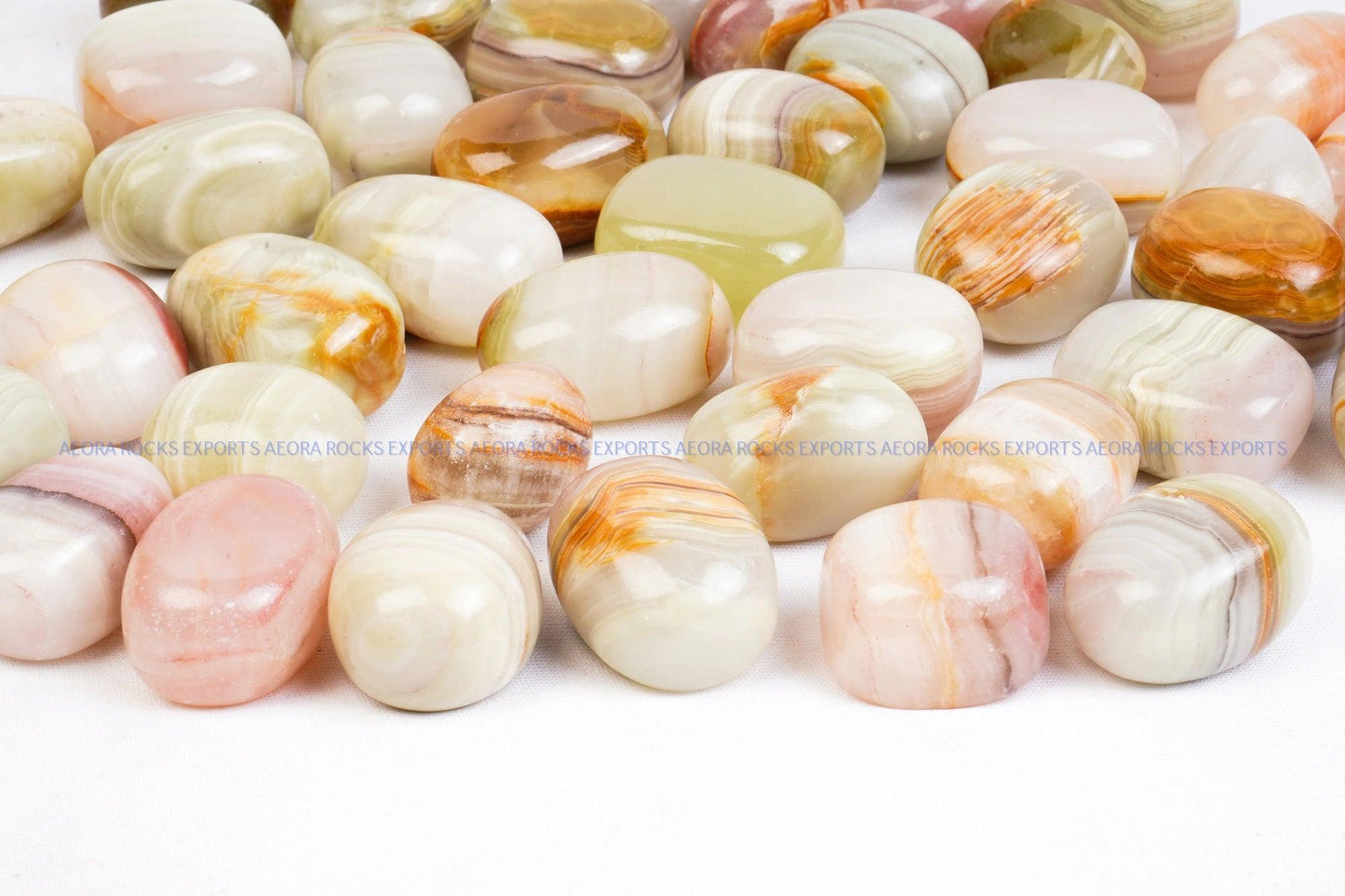 Green Onyx Tumbled Stone in India - Aeora Rocks - AEORA ROCKS INDIA - Healing Crystals superstore