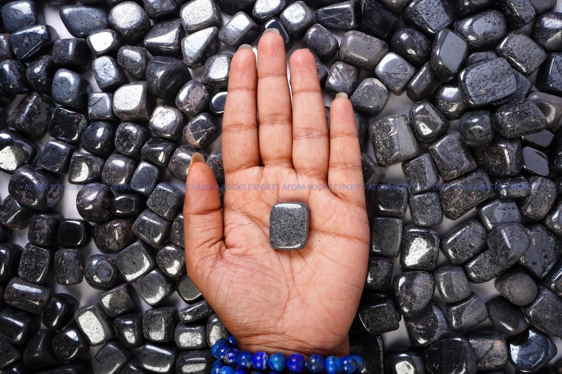 Hematite Tumbled Stone in India - Aeora Rocks - AEORA ROCKS INDIA - Healing Crystals superstore
