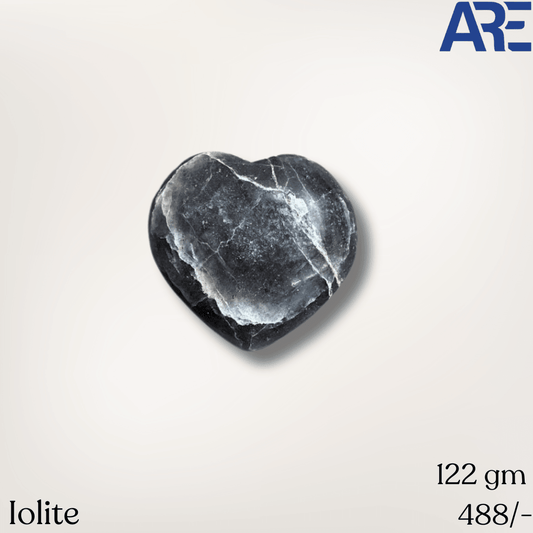 Iolite Heart - AEORA ROCKS INDIA - Healing Crystals superstore