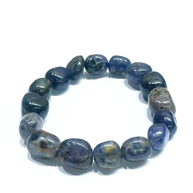 Iolite Tumbled Bracelet - AEORA ROCKS INDIA - Healing Crystals superstore