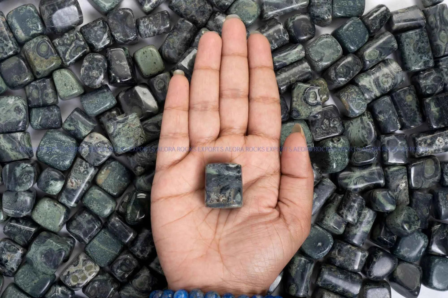 Khambaba Jasper Tumbled Stone in India - Aeora Rocks